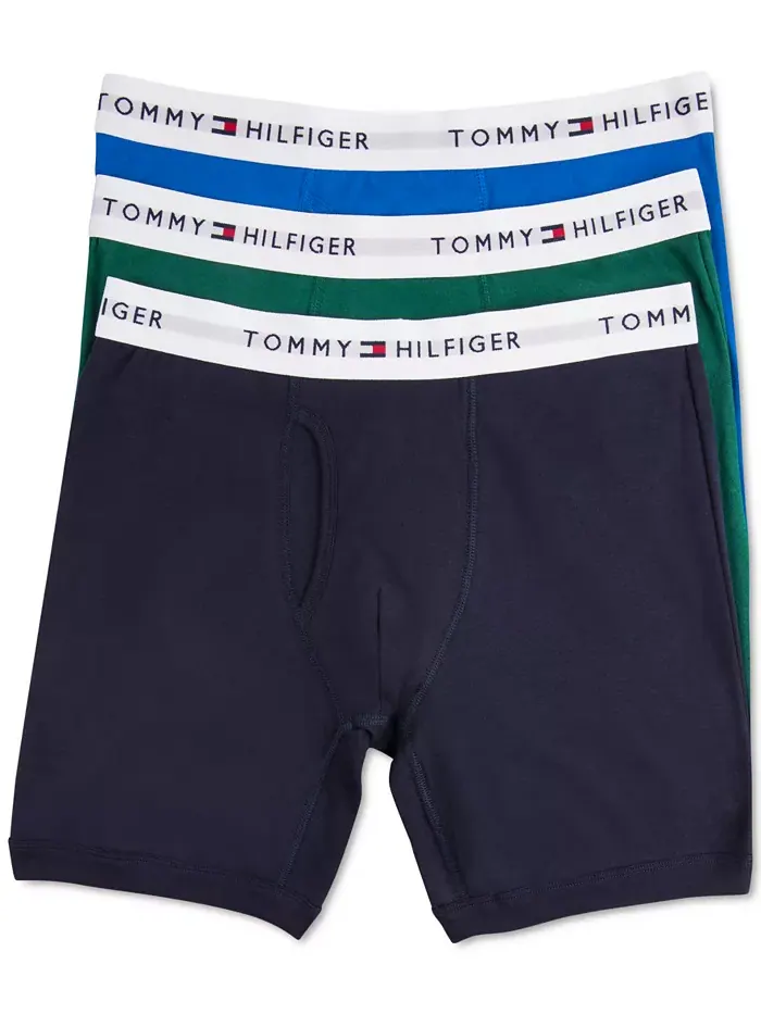 Мужские боксеры классические хлопковые 3 шт Tommy Hilfiger