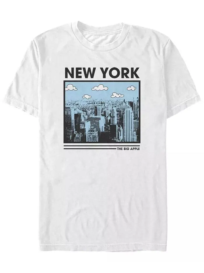 Мужская футболка с коротким рукавом The Big Apple Crew Fifth Sun — изображение 1 из 1, белый