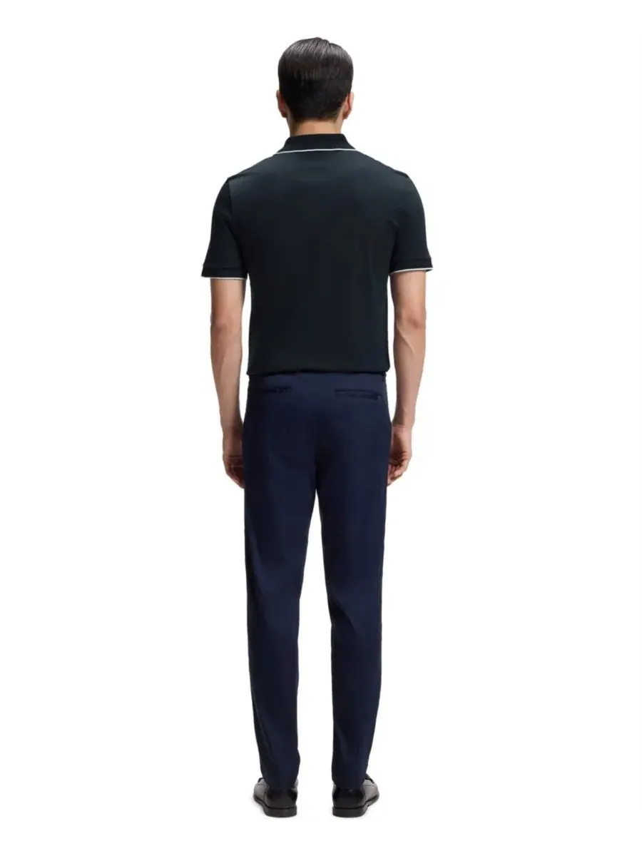 Поло с коротким рукавом Slim Fit Hugo Boss — изображение 3 из 5, синий