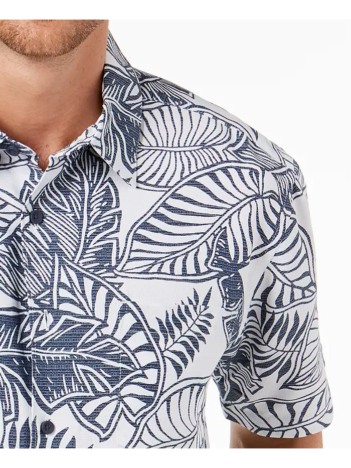 Мужская рубашка с коротким рукавом Siesta Quiksilver Waterman — изображение 8 из 8, черный
