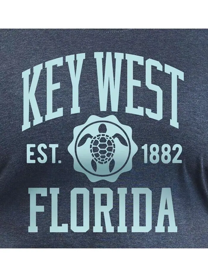 Майка с графическим рисунком Key West Athletic больших размеров Hybrid Apparel — изображение 3 из 3, синий