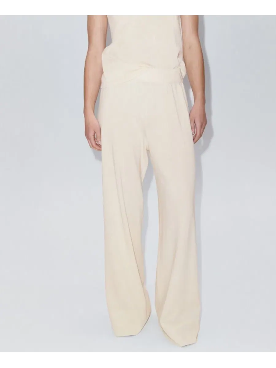 Брюки прямого кроя с эластичным поясом Mango Straight-Fit Trousers With Elastic Waist