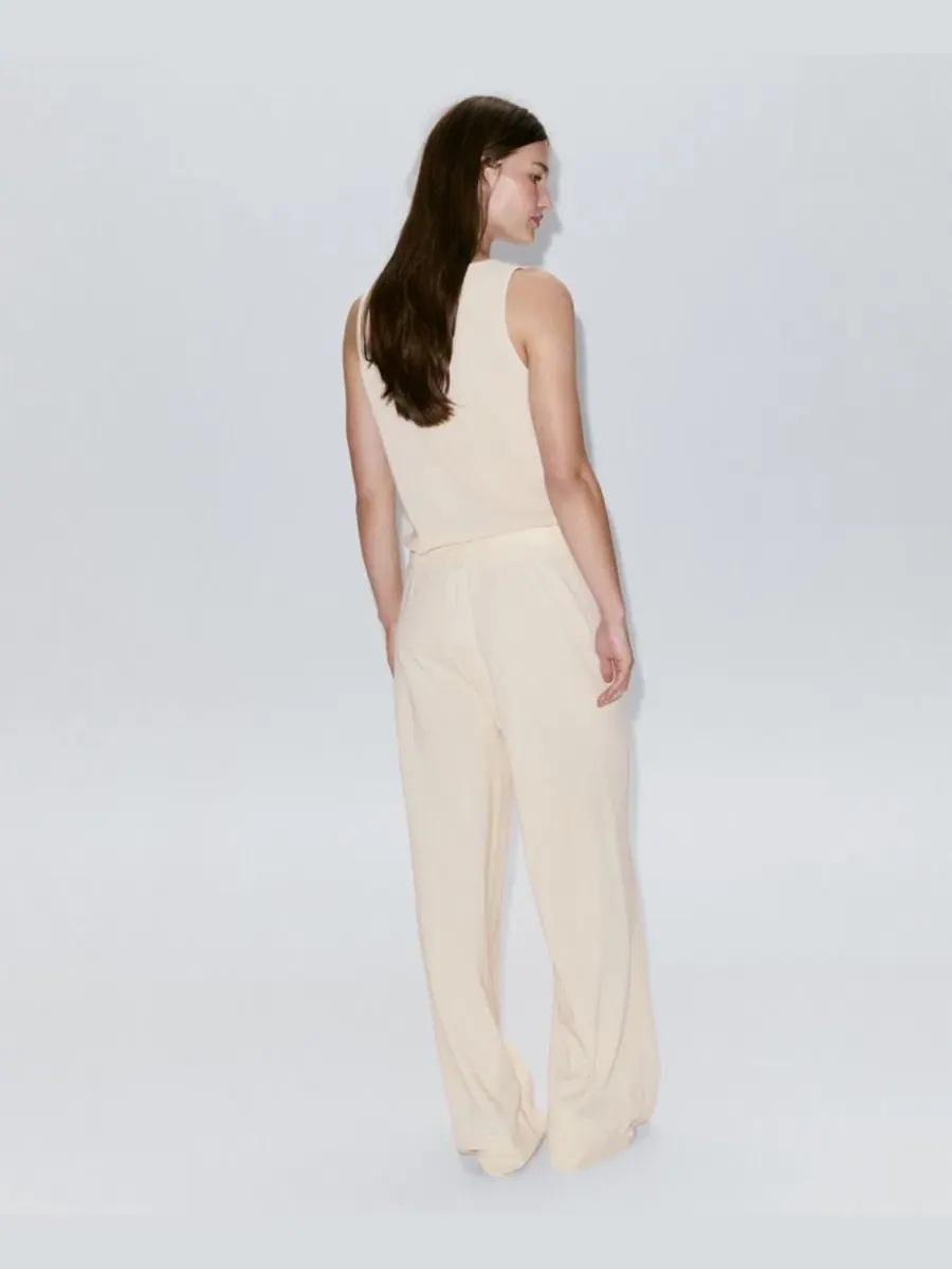 Брюки прямого кроя с эластичным поясом Mango Straight-Fit Trousers With Elastic Waist — изображение 7 из 14
