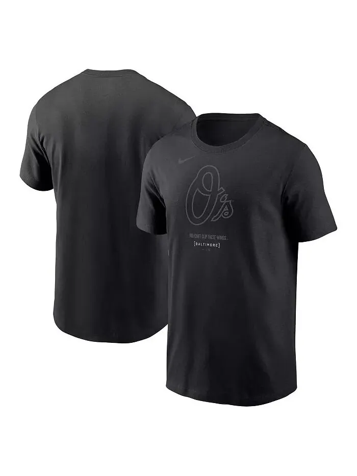 Мужская черная футболка Baltimore Orioles City Connect с большим логотипом Nike — изображение 1 из 3