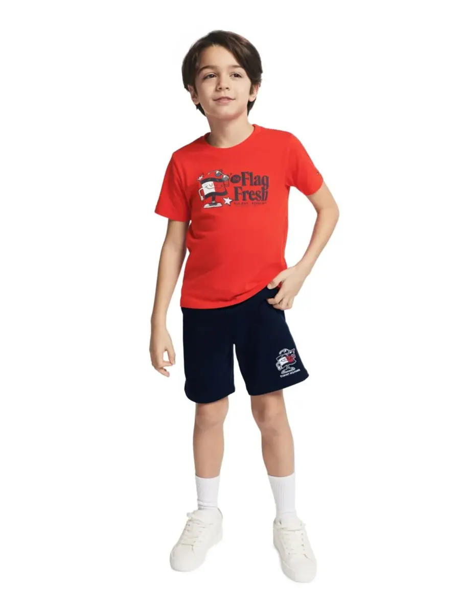 Детские шорты на резинке для мальчиков 2T-7 Tommy Hilfiger