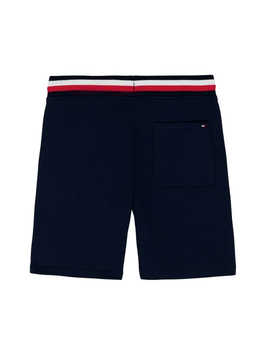 Детские шорты на резинке для мальчиков 2T-7 Tommy Hilfiger — изображение 3 из 6, темно-синий