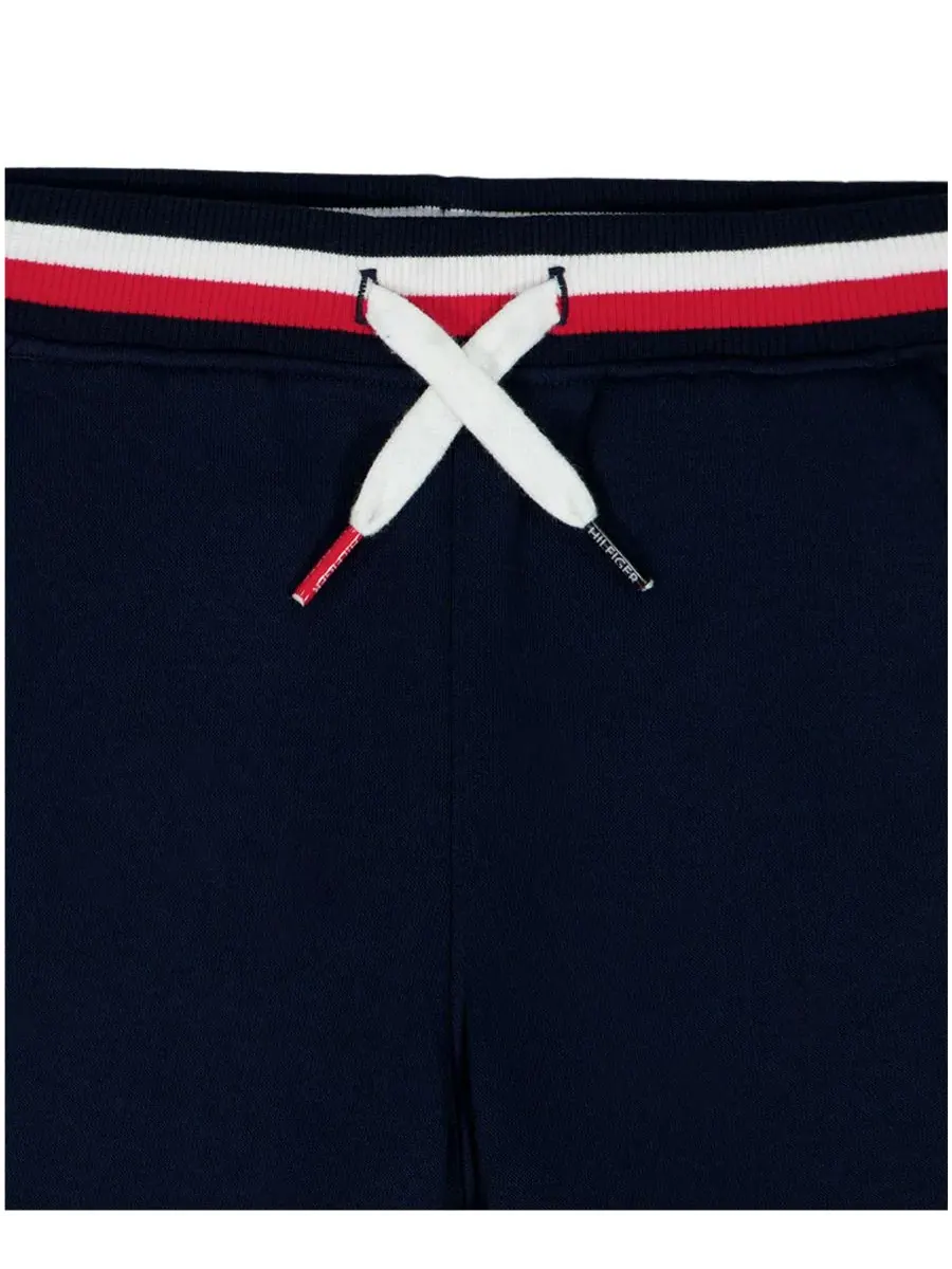 Детские шорты на резинке для мальчиков 2T-7 Tommy Hilfiger — изображение 5 из 6, темно-синий