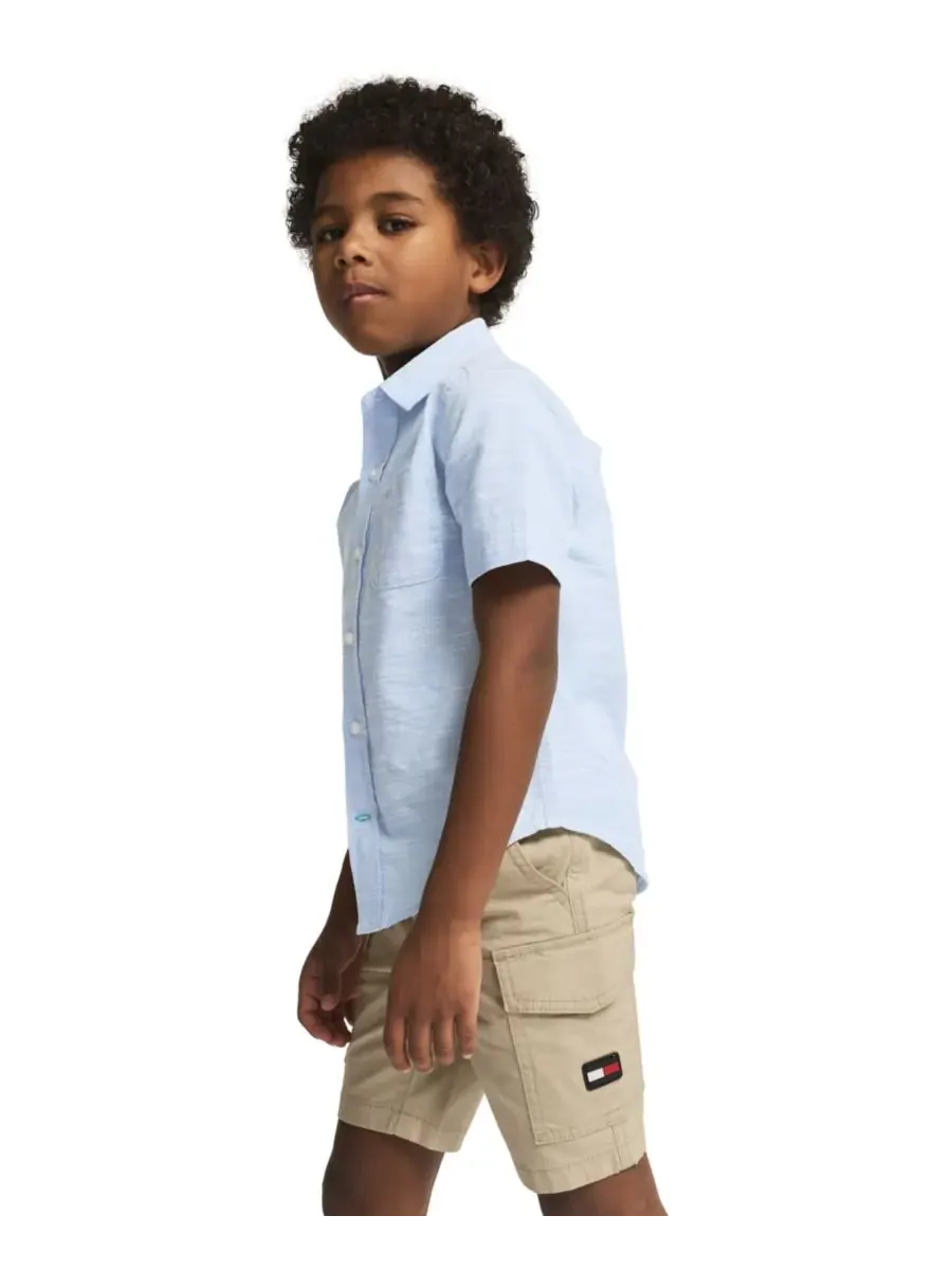Детские шорты-карго 2T-7 Tommy Hilfiger — изображение 2 из 8, бежевый