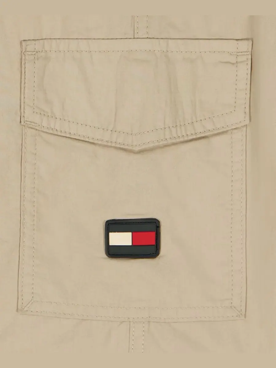 Детские шорты-карго 2T-7 Tommy Hilfiger — изображение 7 из 8, бежевый