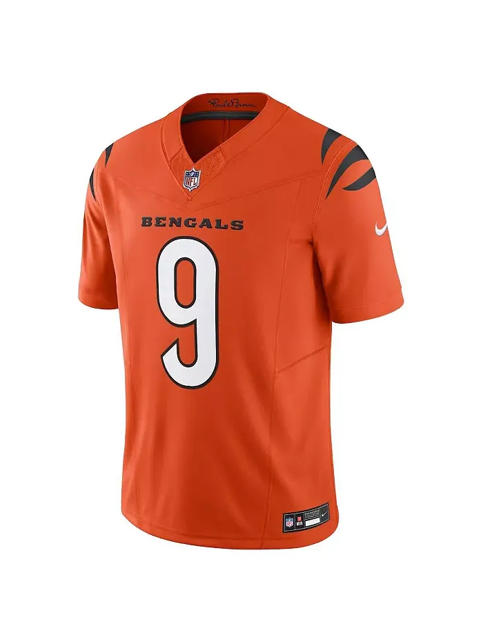 Мужская ограниченная джерси Cincinnati Bengals Vapor F.U.S.E. Джо Берроу Nike — изображение 3 из 3, оранжевый