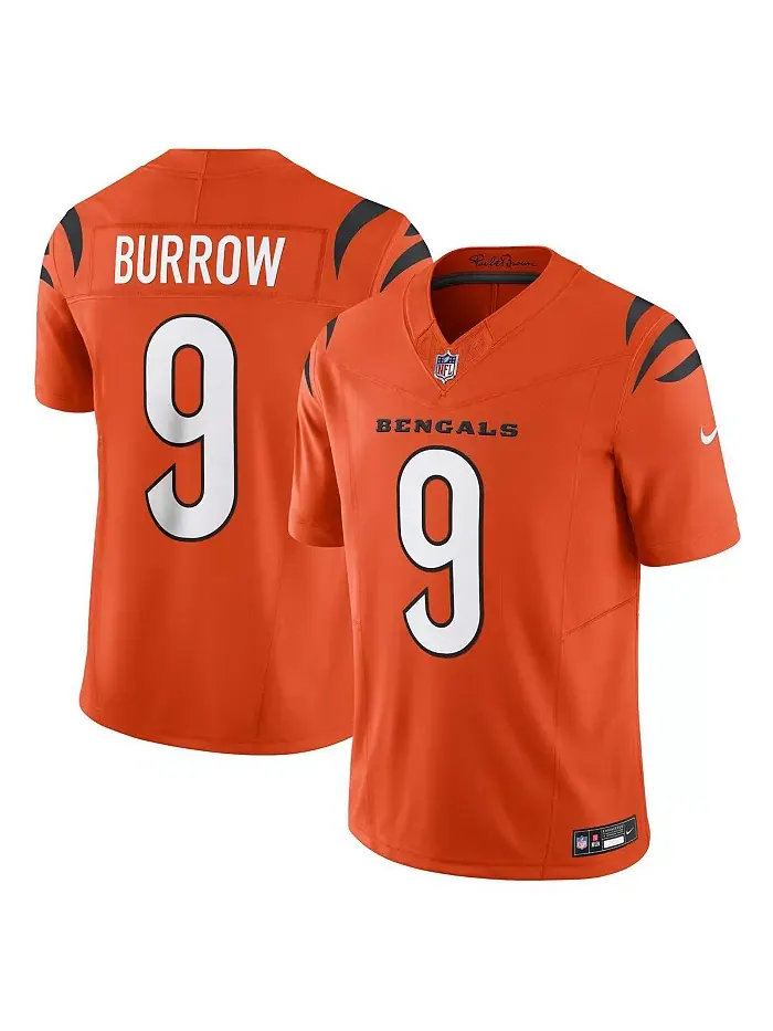 Мужская ограниченная джерси Cincinnati Bengals Vapor F.U.S.E. Джо Берроу Nike — изображение 6 из 6, белый
