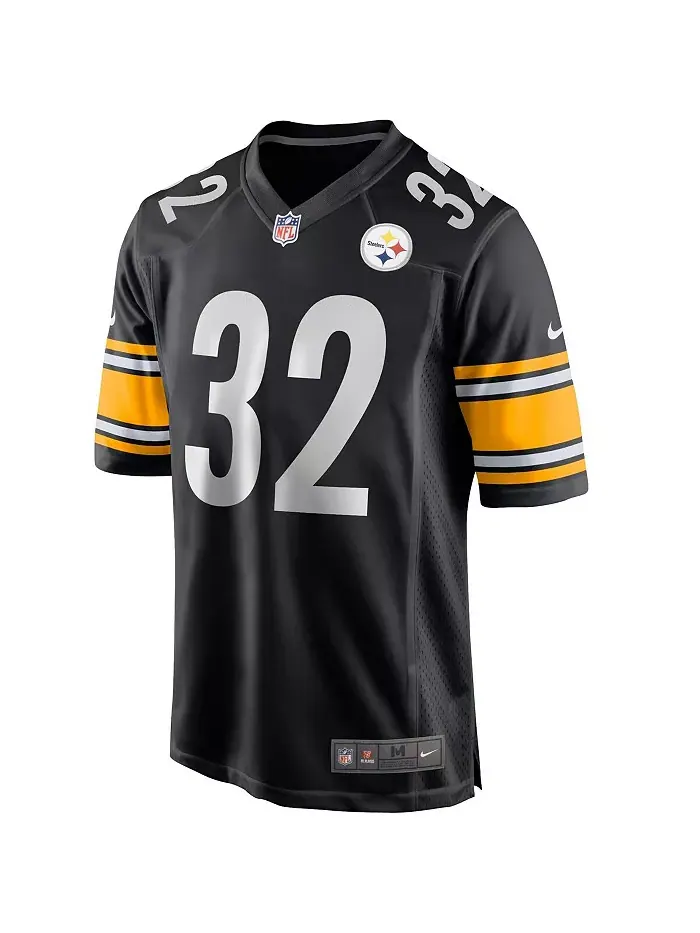 Мужская игровая футболка Pittsburgh Steelers Франко Харриса RetiPlayer Nike — изображение 3 из 3, черный