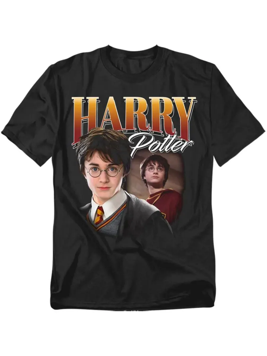 Мужская футболка "The GOAT" в честь легенды Harry Potter — изображение 1 из 3, черный