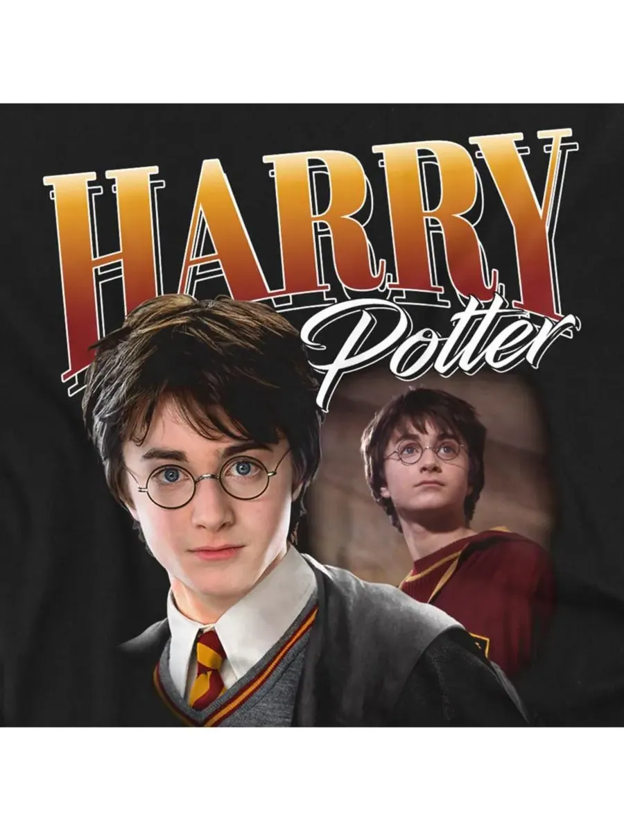 Мужская футболка "The GOAT" в честь легенды Harry Potter — изображение 3 из 3, черный