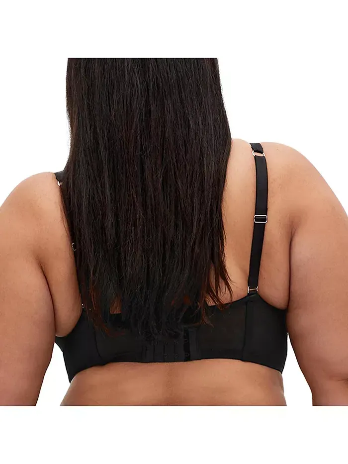 Бюстгальтер Allure Demi Longline Plus Size CITY CHIC — изображение 2 из 5, черный