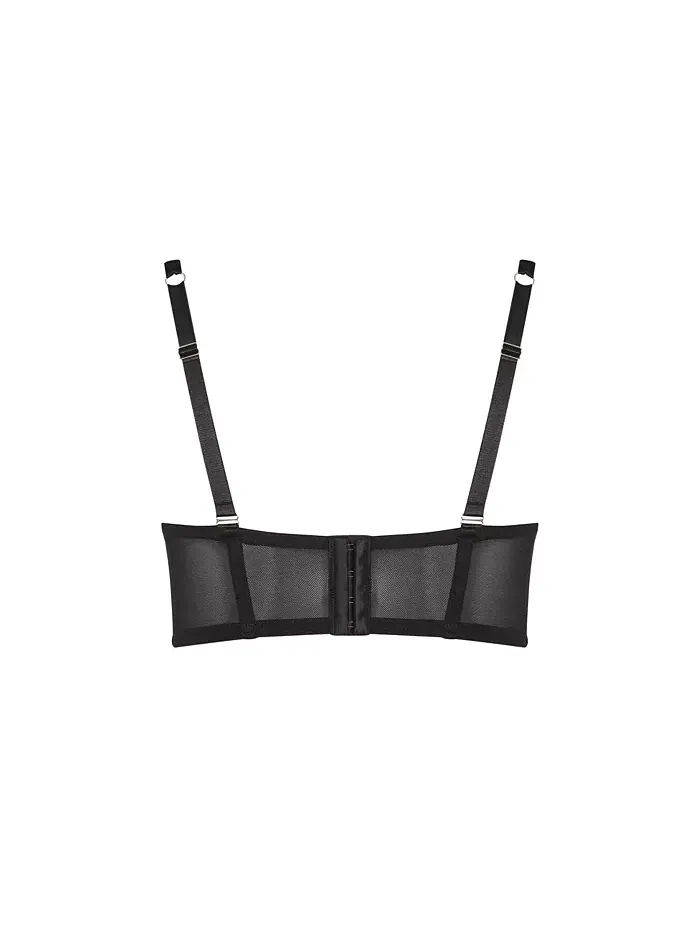 Бюстгальтер Allure Demi Longline Plus Size CITY CHIC — изображение 5 из 5, черный