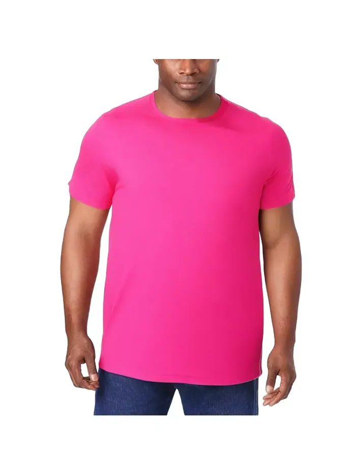 Футболка-поло Big & Tall No Sweat Kingsize — изображение 1 из 3, розовый