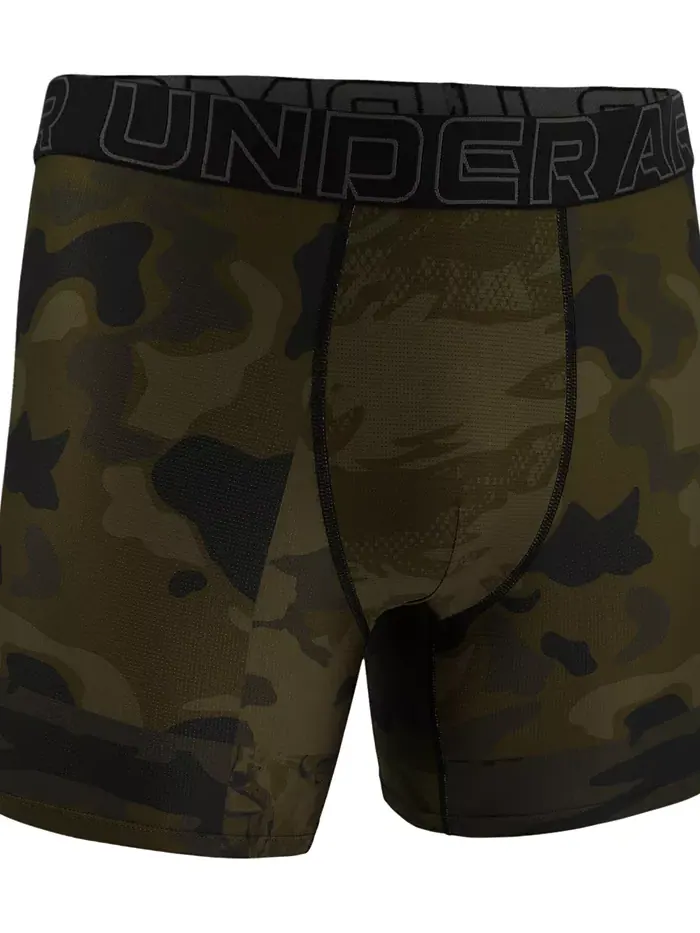 Мужские печатные боксеры Performance Tech Mesh 6" Under Armour