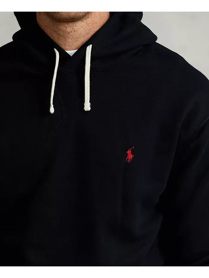 Мужская флисовая толстовка Big & Tall Polo Ralph Lauren — изображение 3 из 7, черный