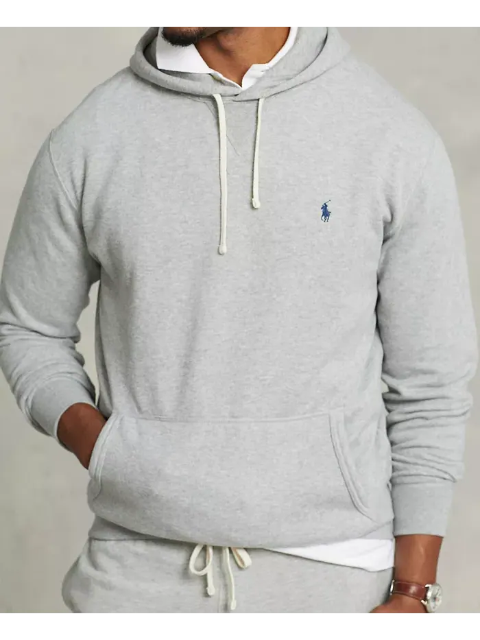 Мужская флисовая толстовка Big & Tall Polo Ralph Lauren — изображение 3 из 7, серый