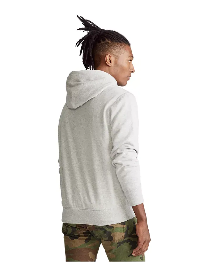 Мужская флисовая толстовка Big & Tall Polo Ralph Lauren — изображение 4 из 7, серый