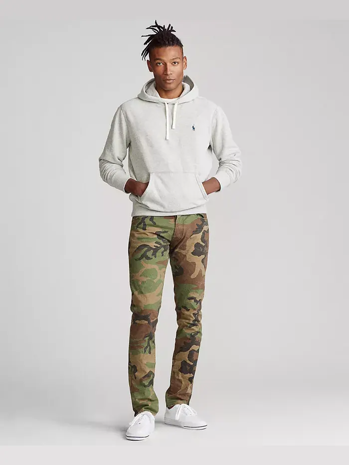 Мужская флисовая толстовка Big & Tall Polo Ralph Lauren — изображение 6 из 7, серый