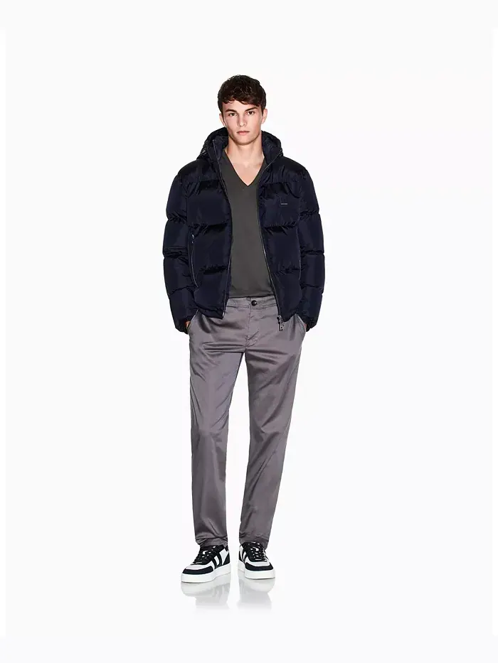 Мужская футболка с V-образным вырезом из пимы A|X Armani Exchange — изображение 2 из 5, зеленый