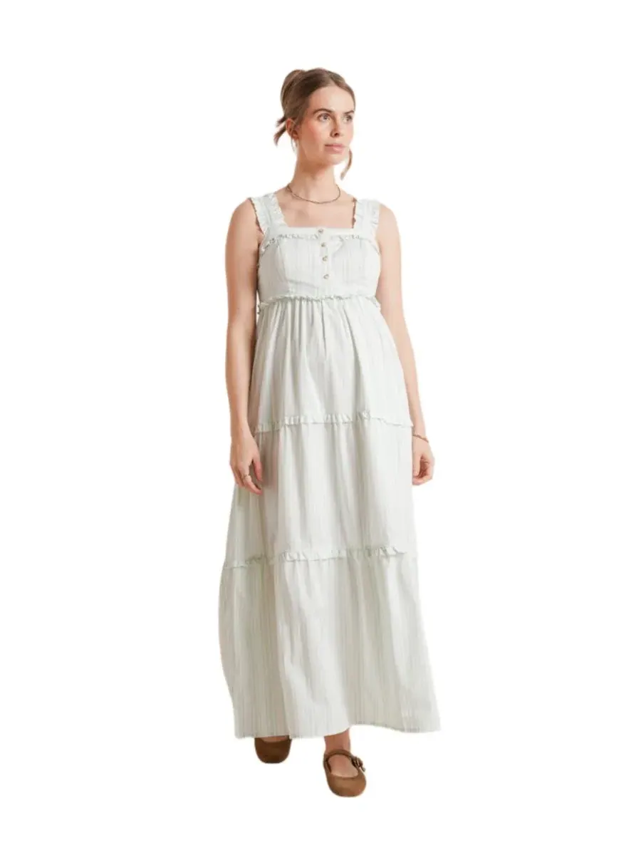 Длинное платье для беременных и кормящих мам Emma Nom Maternity