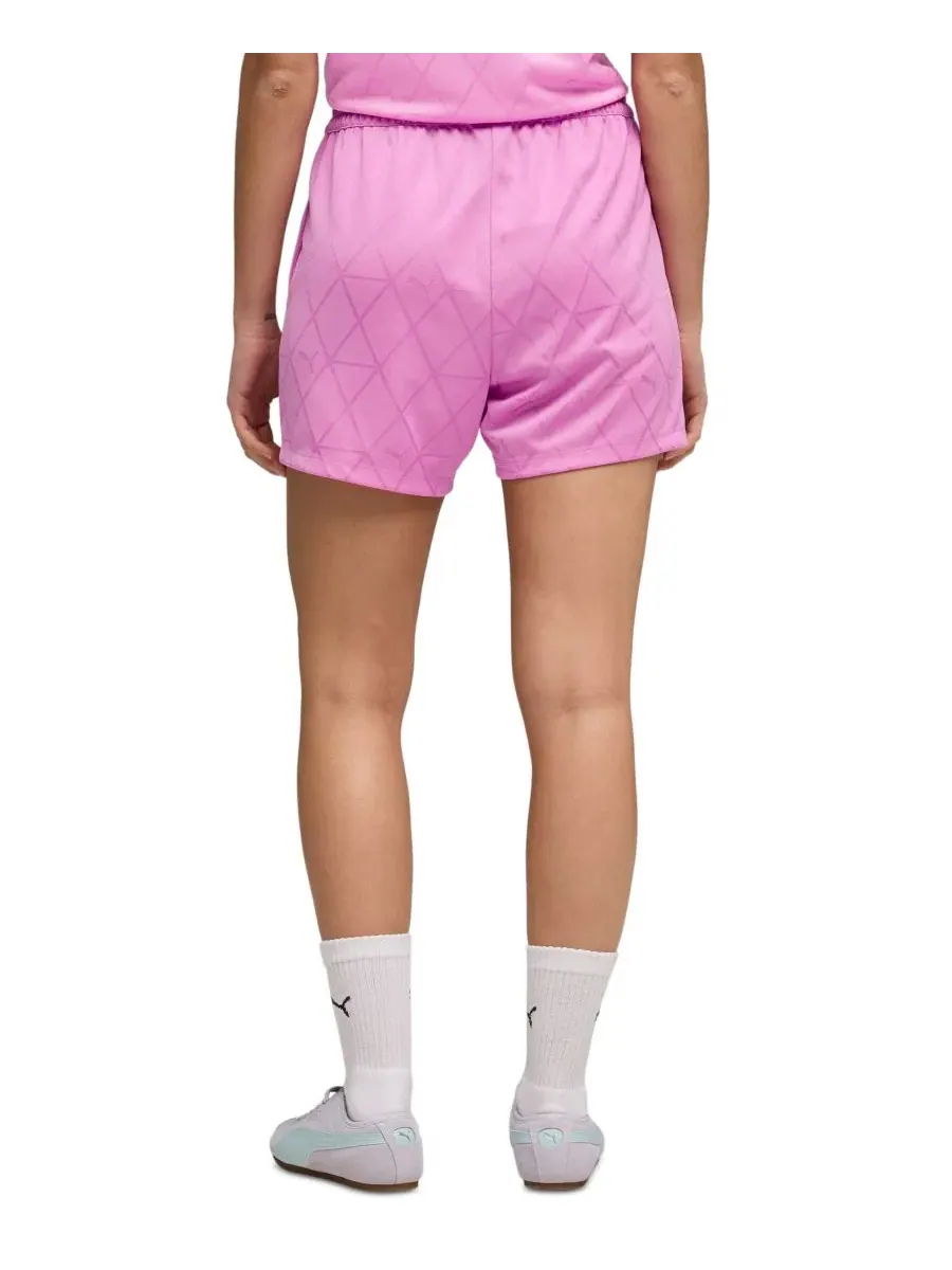 Женские трикотажные шорты с высокой посадкой Puma, Mauve Pop — изображение 3 из 3