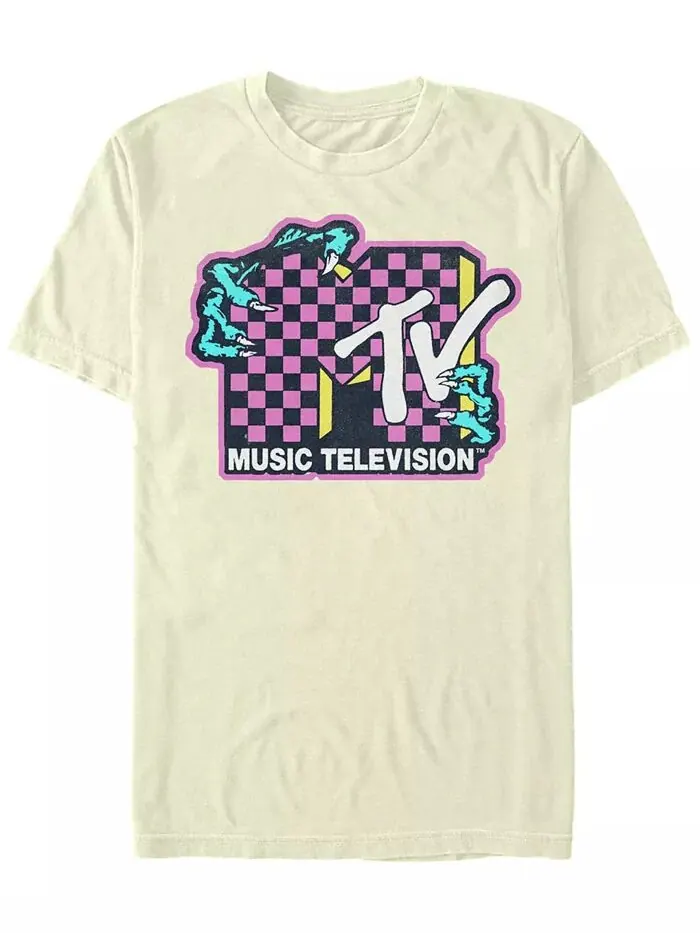 Футболка с коротким рукавом и логотипом Mtv Music Television Creature Hands Fifth Sun — изображение 1 из 1, прозрачный