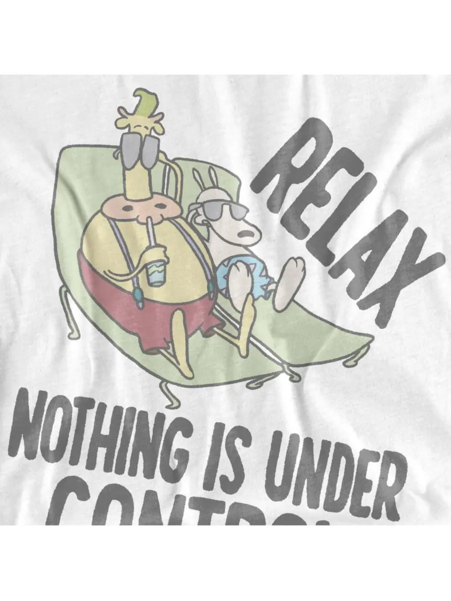 Футболка Rocko's Modern Life Relax (большой размер для высоких и крупных мужчин) Logovision — изображение 2 из 3, белый