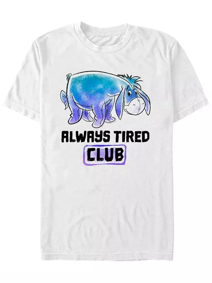 Футболка мужская с коротким рукавом Eeyore Tired Club Fifth Sun — изображение 1 из 1, белый