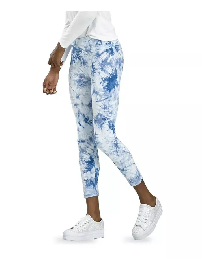 Леггинсы Active Tonal Tie Dye Skimmer укороченные Hue — изображение 1 из 3, синий