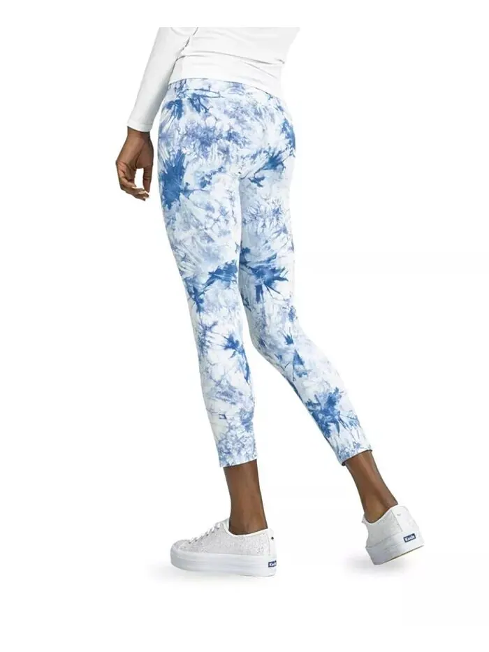 Леггинсы Active Tonal Tie Dye Skimmer укороченные Hue — изображение 2 из 3, синий