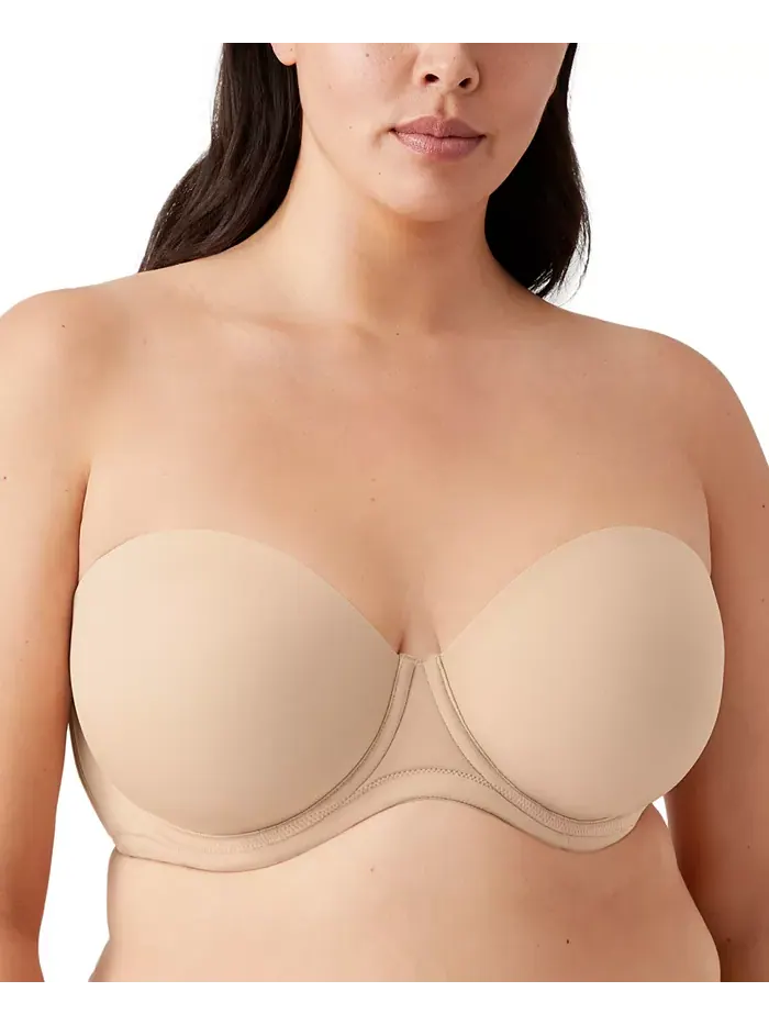 Бюстгальтер Strapless на косточках Red Carpet Full Figure 854119, до чашки I Wacoal — изображение 1 из 8, песочный