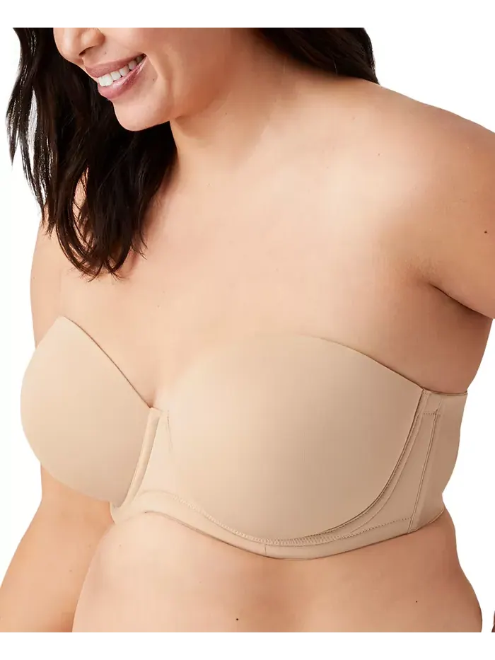 Бюстгальтер Strapless на косточках Red Carpet Full Figure 854119, до чашки I Wacoal — изображение 2 из 8, песочный