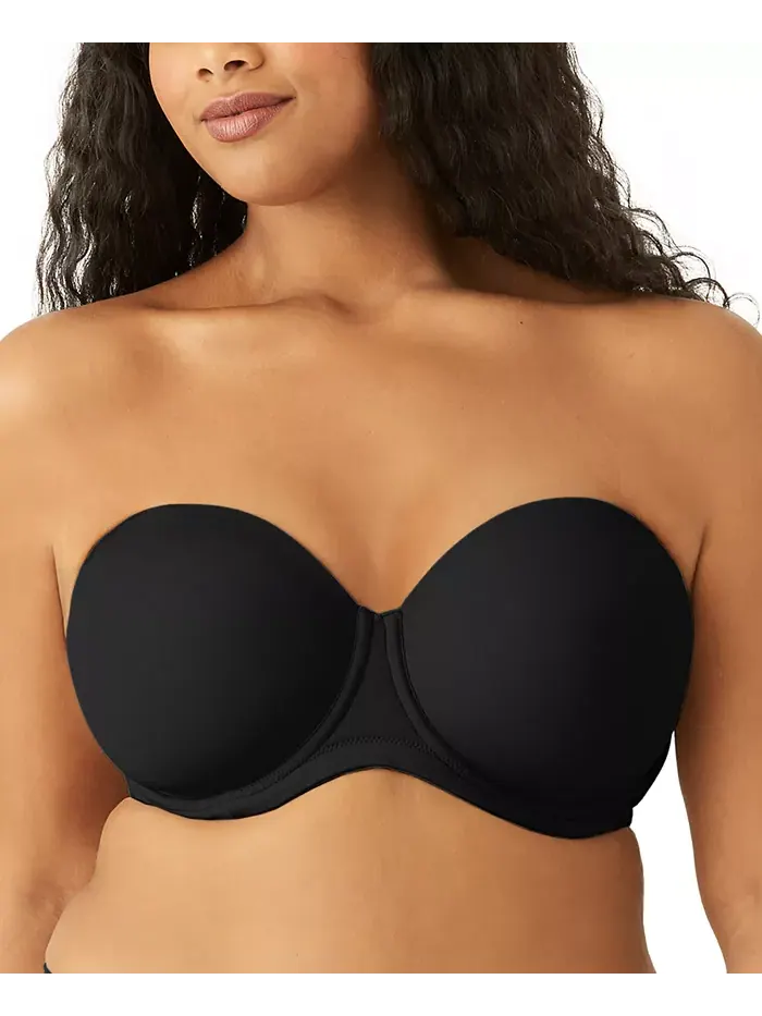 Бюстгальтер Strapless на косточках Red Carpet Full Figure 854119, до чашки I Wacoal — изображение 1 из 8, черный