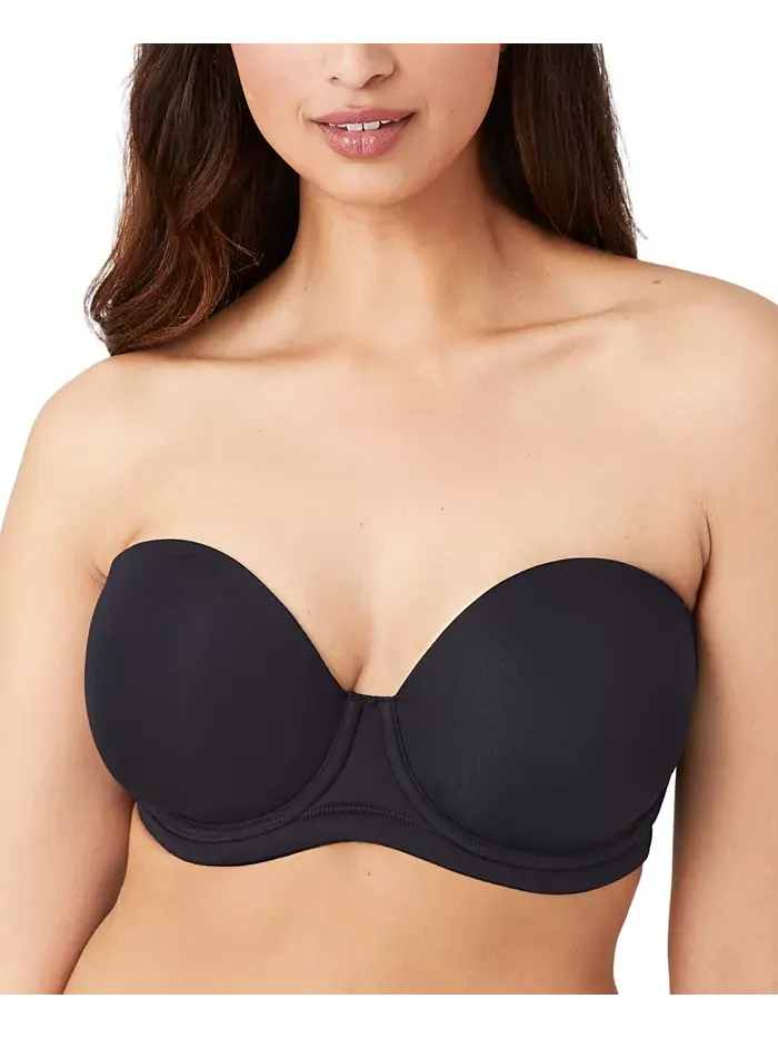 Бюстгальтер Strapless на косточках Red Carpet Full Figure 854119, до чашки I Wacoal — изображение 5 из 8, черный