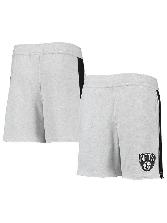 Серые шорты с вингбэком Big Boys Brooklyn Nets Outerstuff — серый