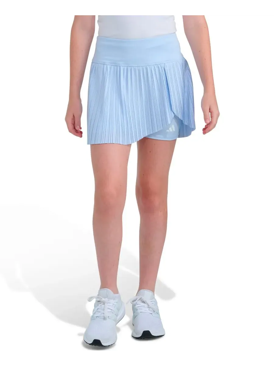 Шорты-юбка из плетеной ткани с плиссировкой для девочек 8-14 лет Adidas