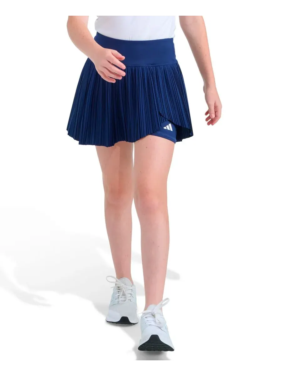 Шорты-юбка из плетеной ткани с плиссировкой для девочек 8-14 лет Adidas