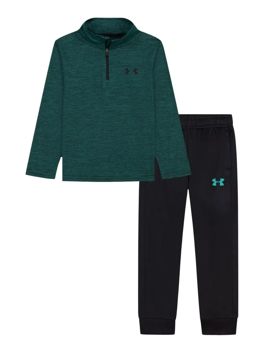 Спортивный комплект из лонгслива и джоггеров с четверть-застежкой Under Armour