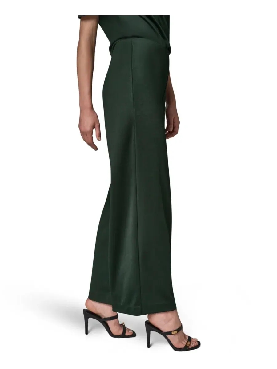 Брюки женские широкие с высокой талией Donna Karan New York — изображение 3 из 13, черный
