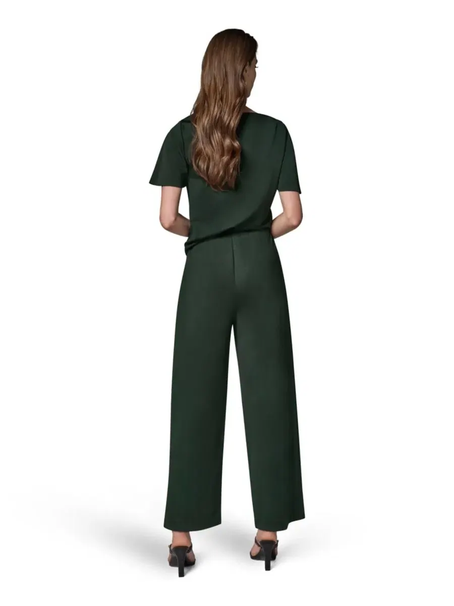 Брюки женские широкие с высокой талией Donna Karan New York — изображение 5 из 13, черный