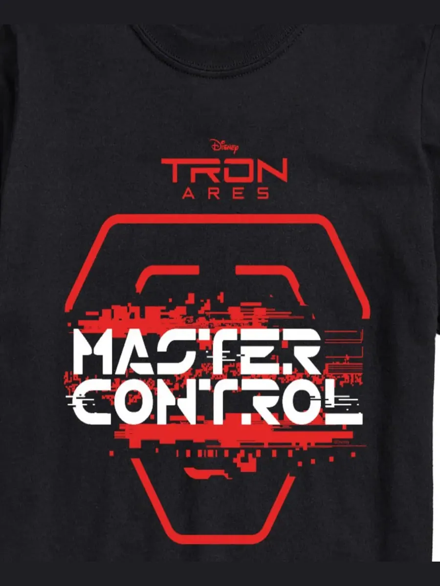 Мужская футболка с коротким рукавом и графическим принтом TRON: Ares End Of Line AIRWAVES — изображение 3 из 3, черный