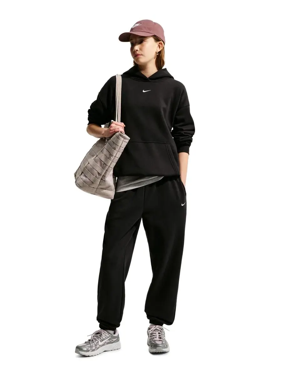 Спортивные брюки свободного кроя Nike Studio Fleece — изображение 1 из 5, черный