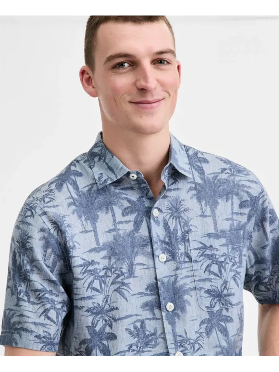 Мужская рубашка с коротким рукавом Sand Desert Moody Tropical Tommy Bahama, Fresh Air — изображение 3 из 4