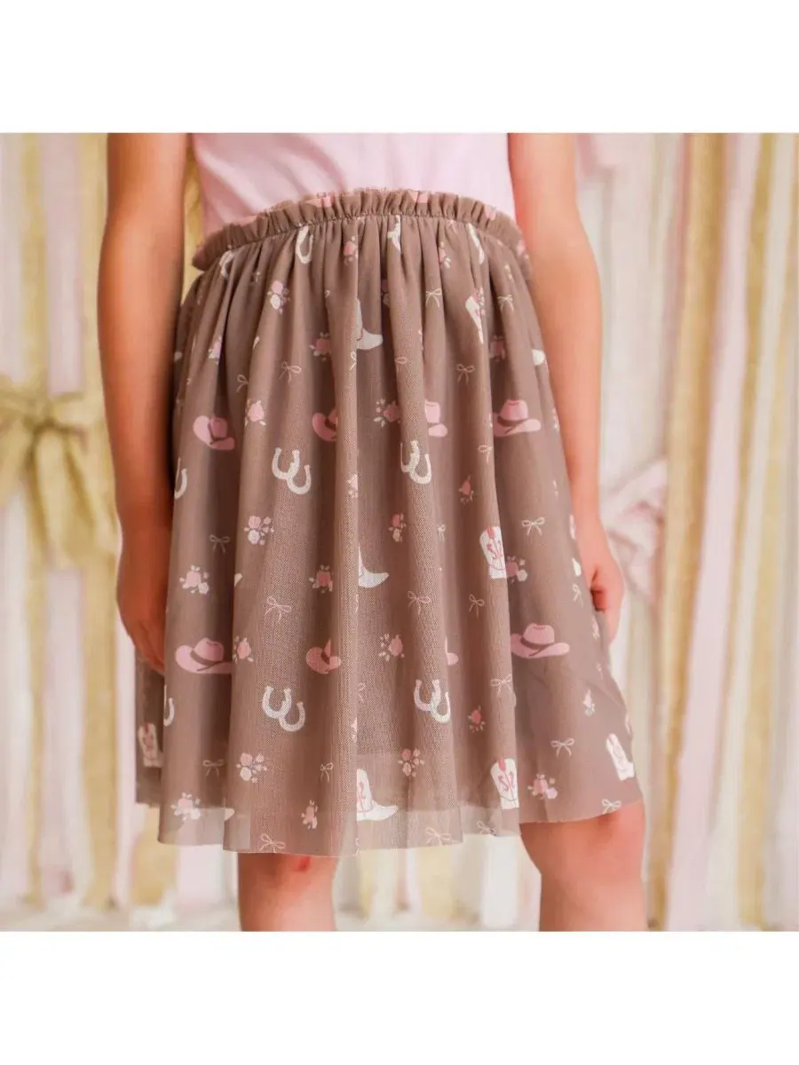 Платье с коротким рукавом Howdy Darling Western Sweet Wink — изображение 4 из 7, розовый