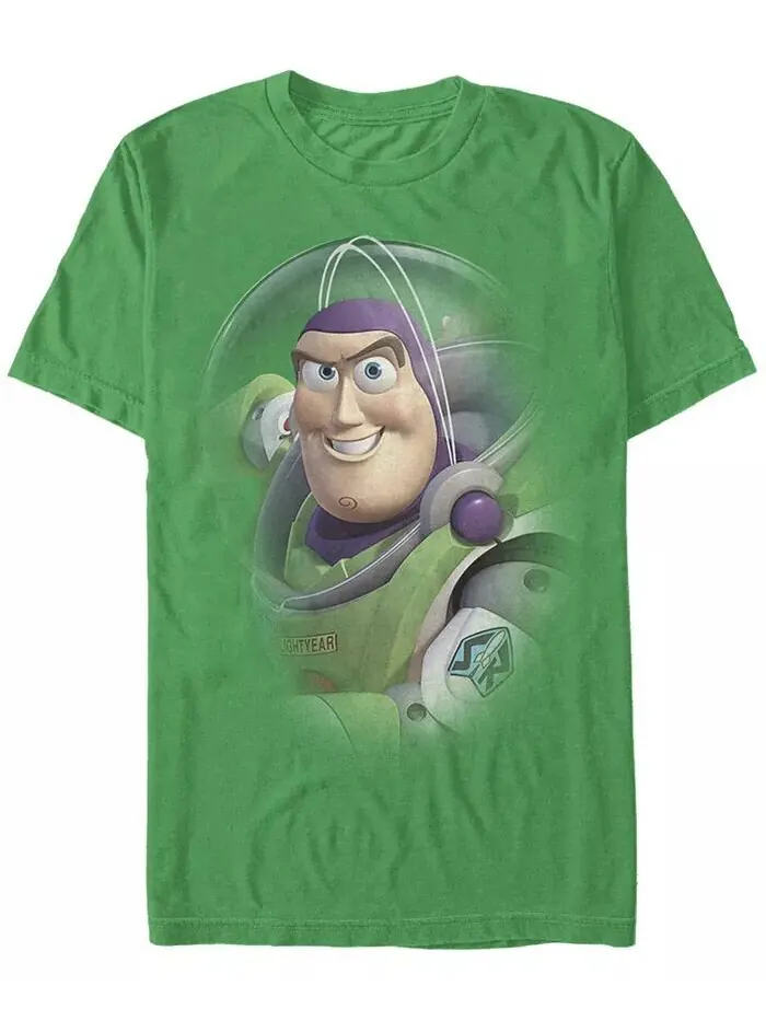 Мужская футболка Buzz Lightyear с коротким рукавом и круглым вырезом Fifth Sun — изображение 1 из 1, зеленый