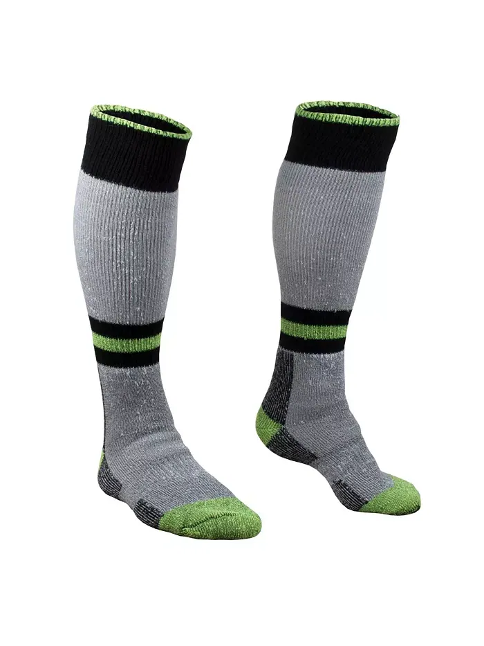 Мужские носки Super Sock - высокие до колена, влагоотводящие, для холодной погоды RefrigiWear — изображение 1 из 2, серый